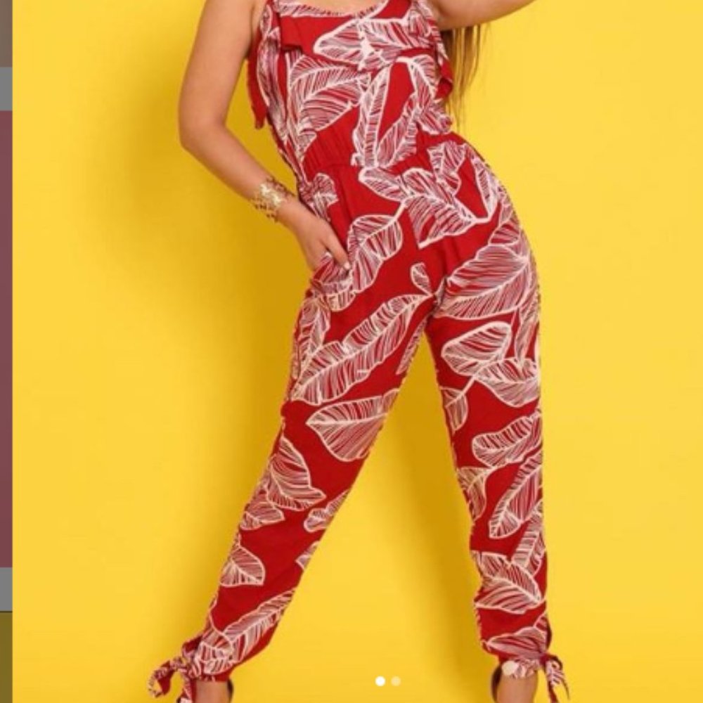 LEAF JUMPSUIT